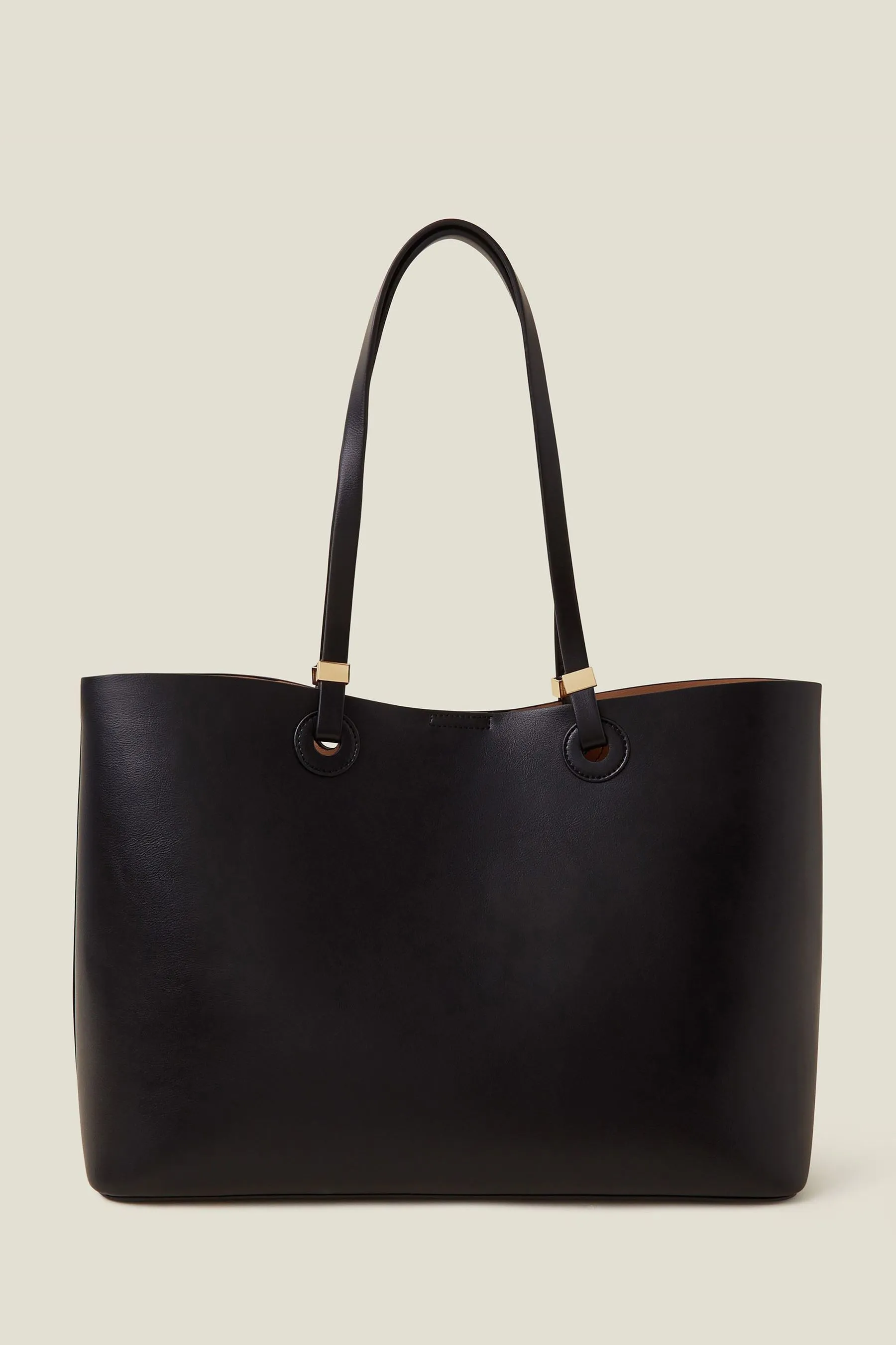 Accessorize - Borsa tote con dettagli in metallo