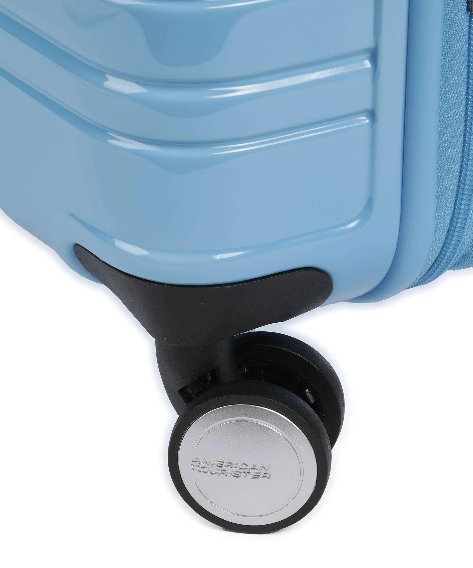  American Tourister Flashline Pop Valigia trolley (4 ruote) blu chiaro 55 cm  