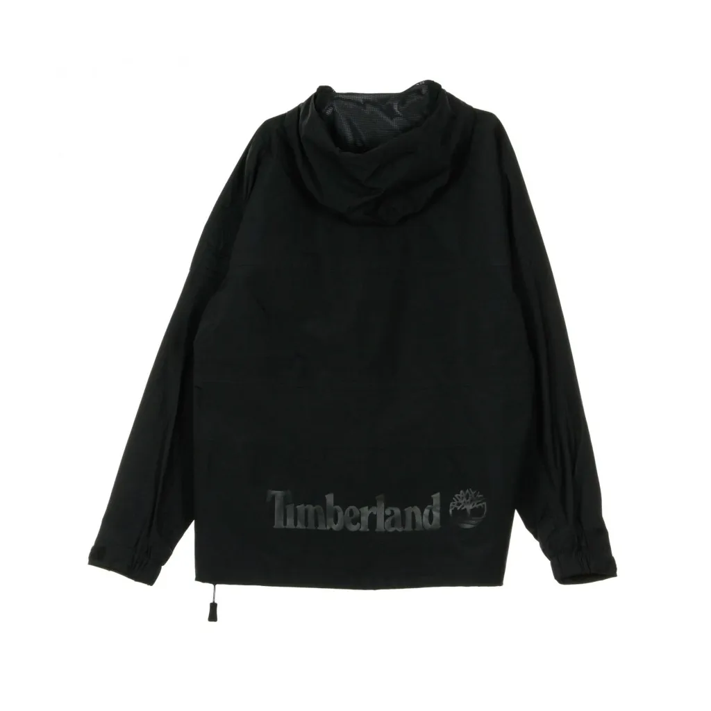 ANORAK HOODED PULLOVER BLACK
