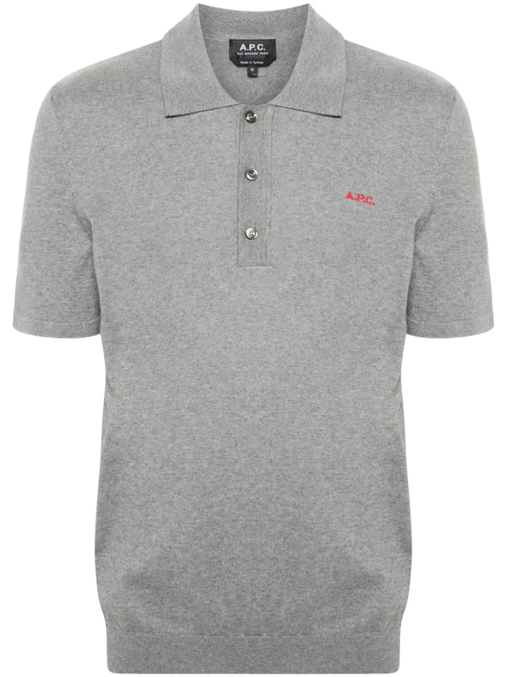 A.P.C.-Polo con ricamo