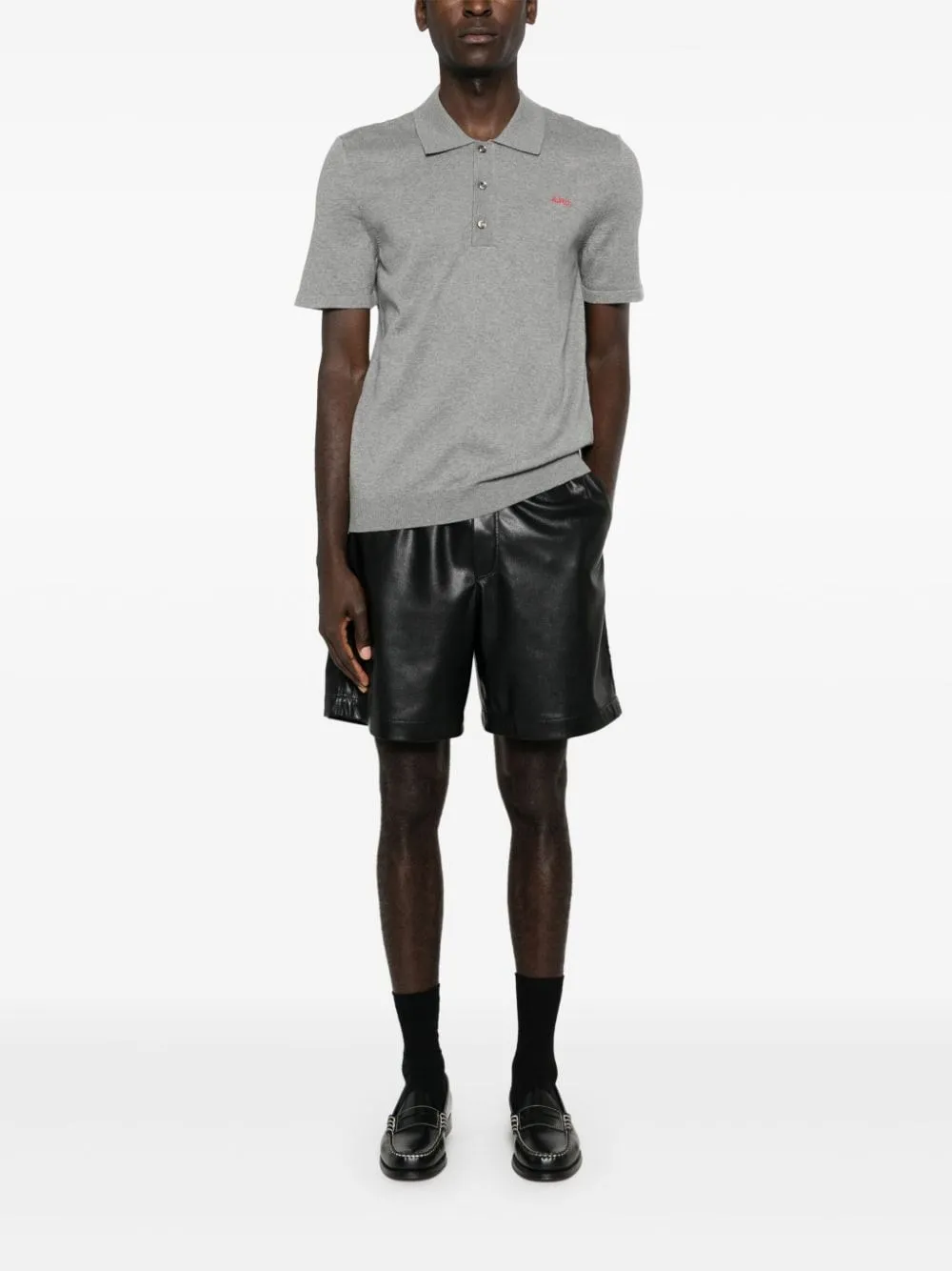 A.P.C.-Polo con ricamo