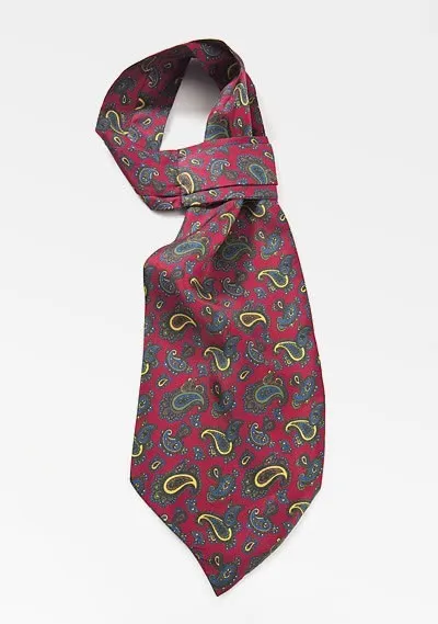 Ascot rosso paisley