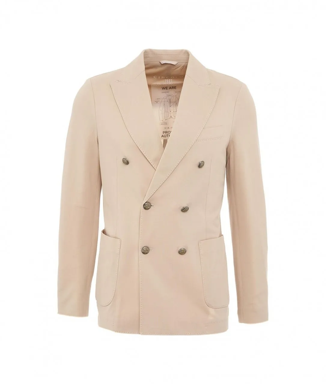 Blazer a doppiopetto beige beige