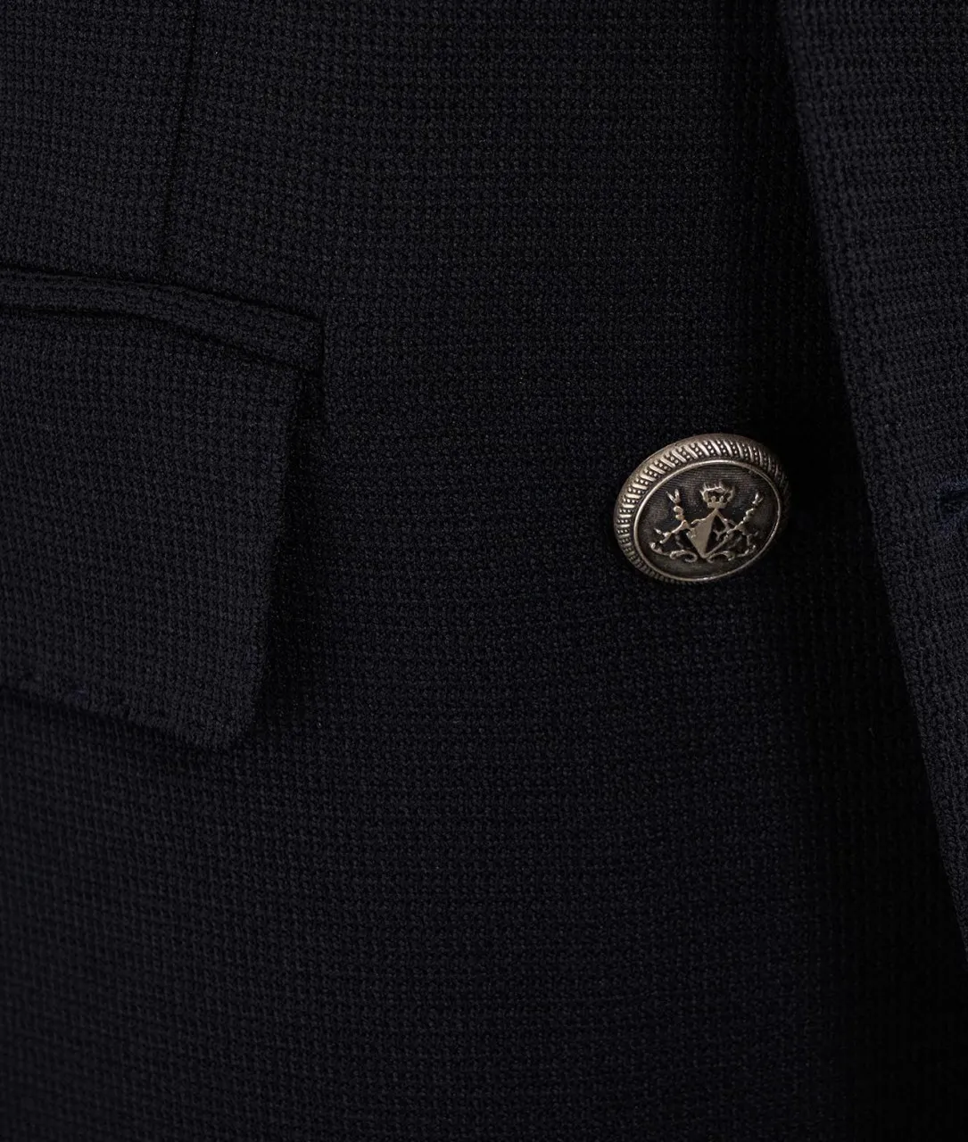 Blazer a doppiopetto blu scuro blu scuro