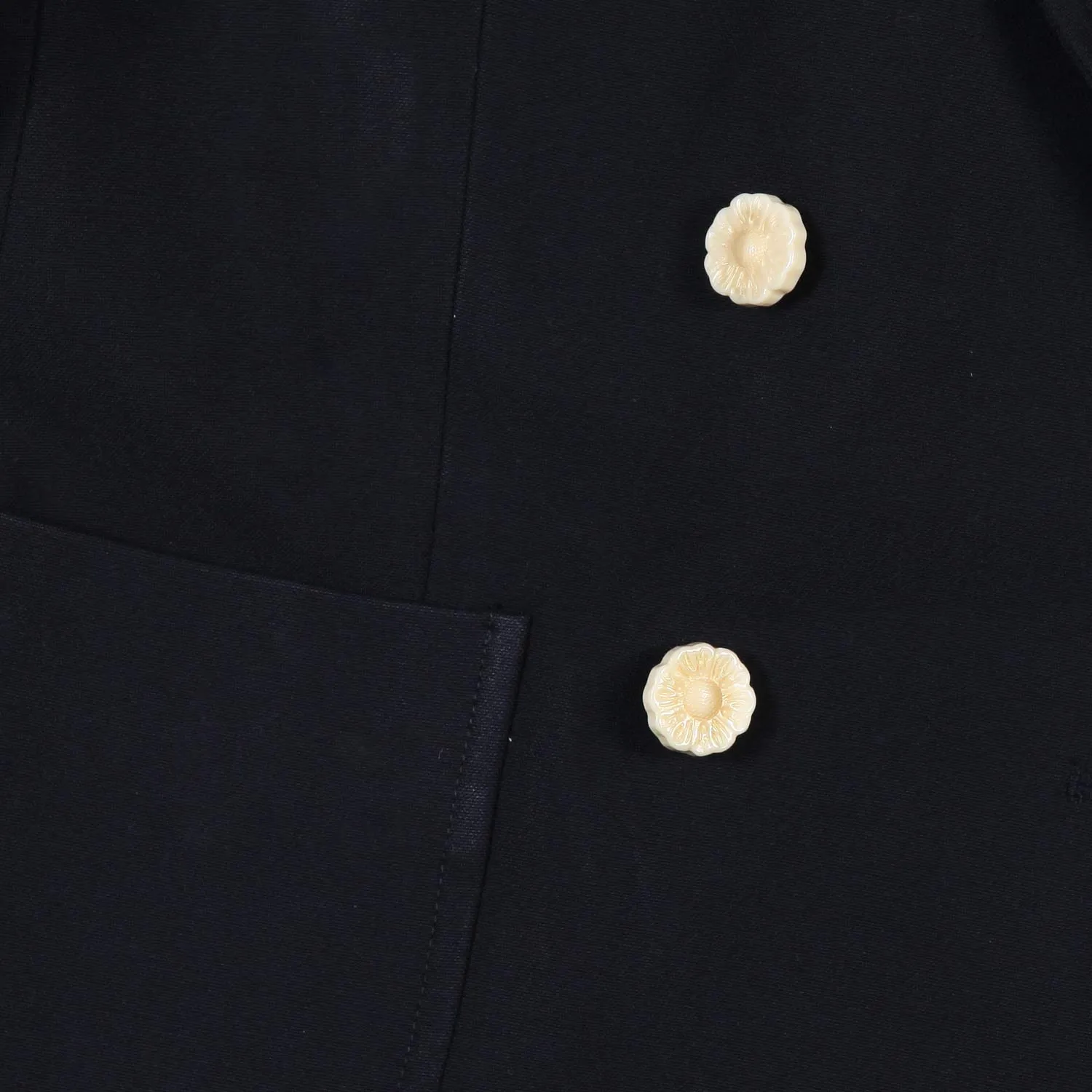 Blazer Doppiopetto Blu Navy Bambina E Ragazza