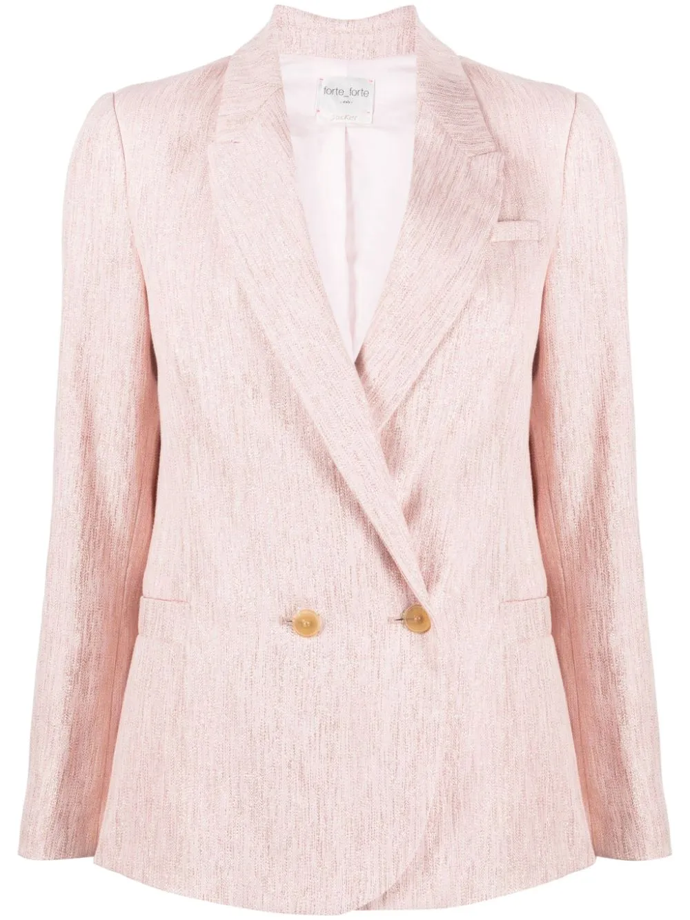 Blazer doppiopetto in rosa - donna