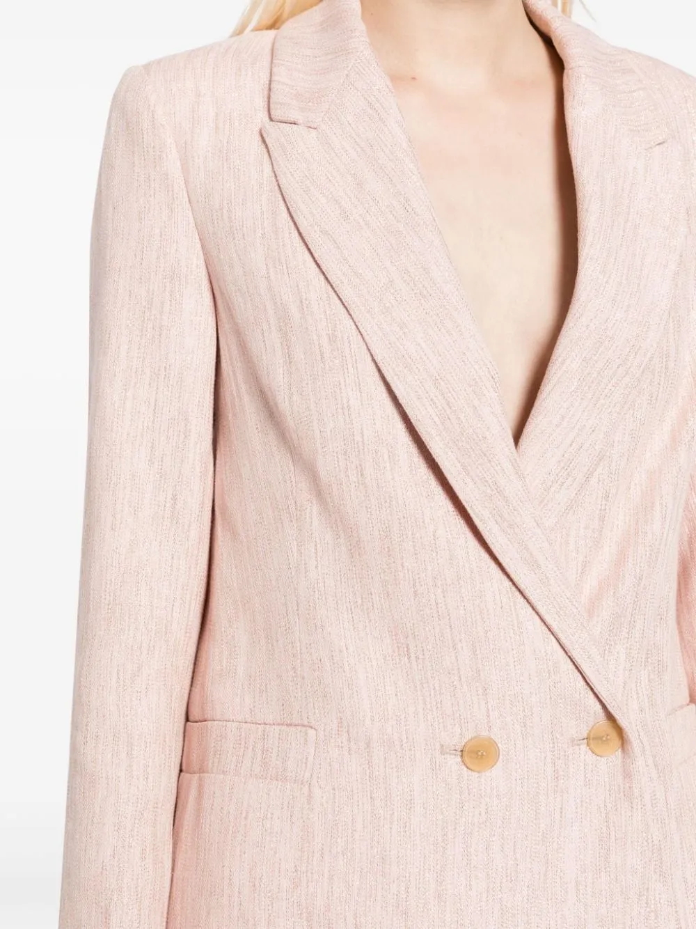 Blazer doppiopetto in rosa - donna