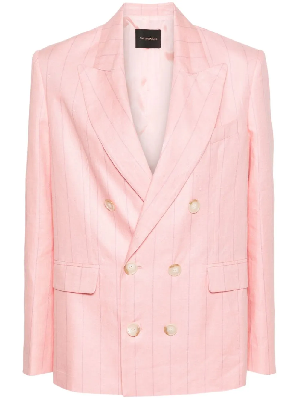 Blazer doppiopetto Pixie in rosa di The andamane - donna