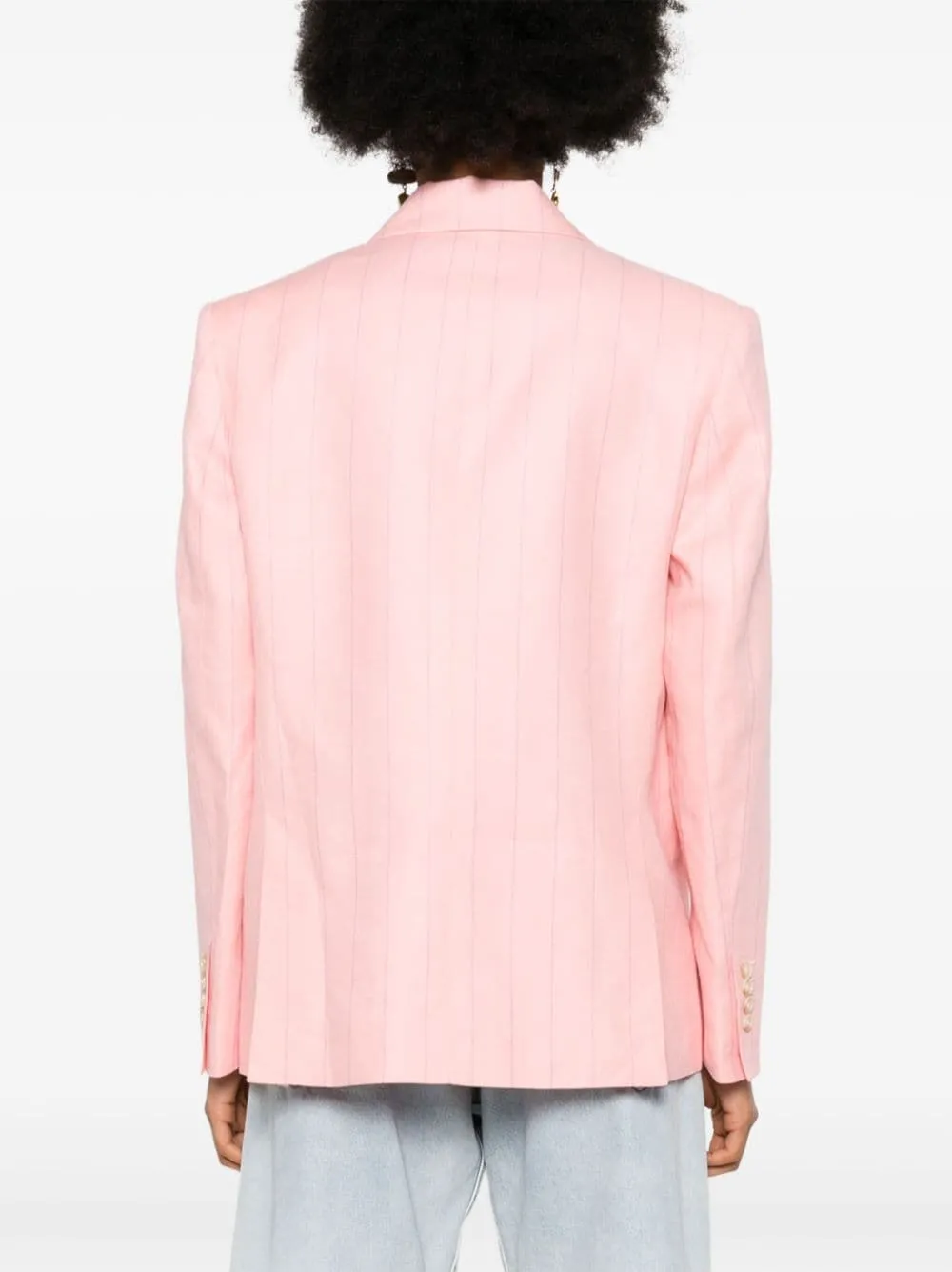 Blazer doppiopetto Pixie in rosa di The andamane - donna