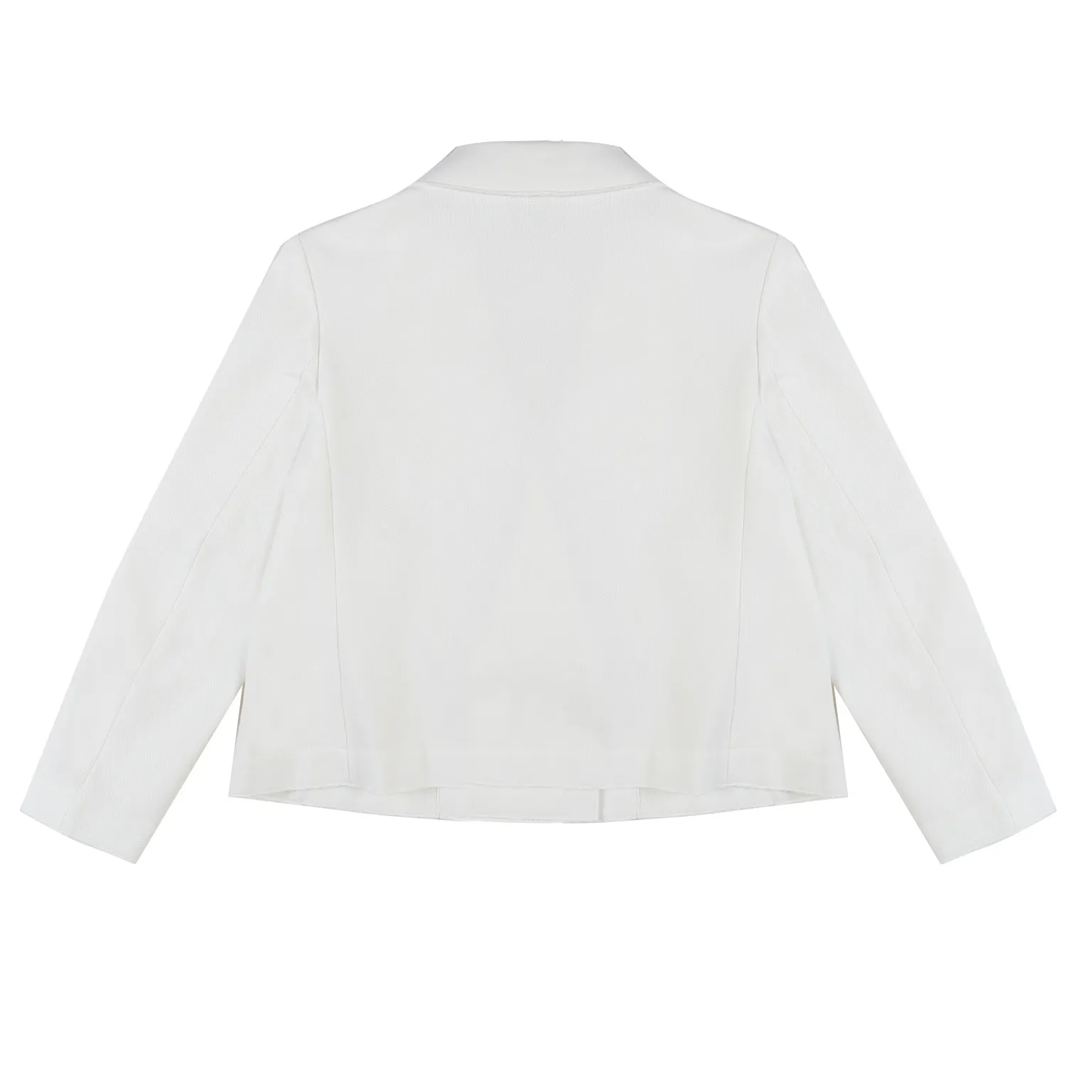 Blazer Piquet Doppiopetto Off White