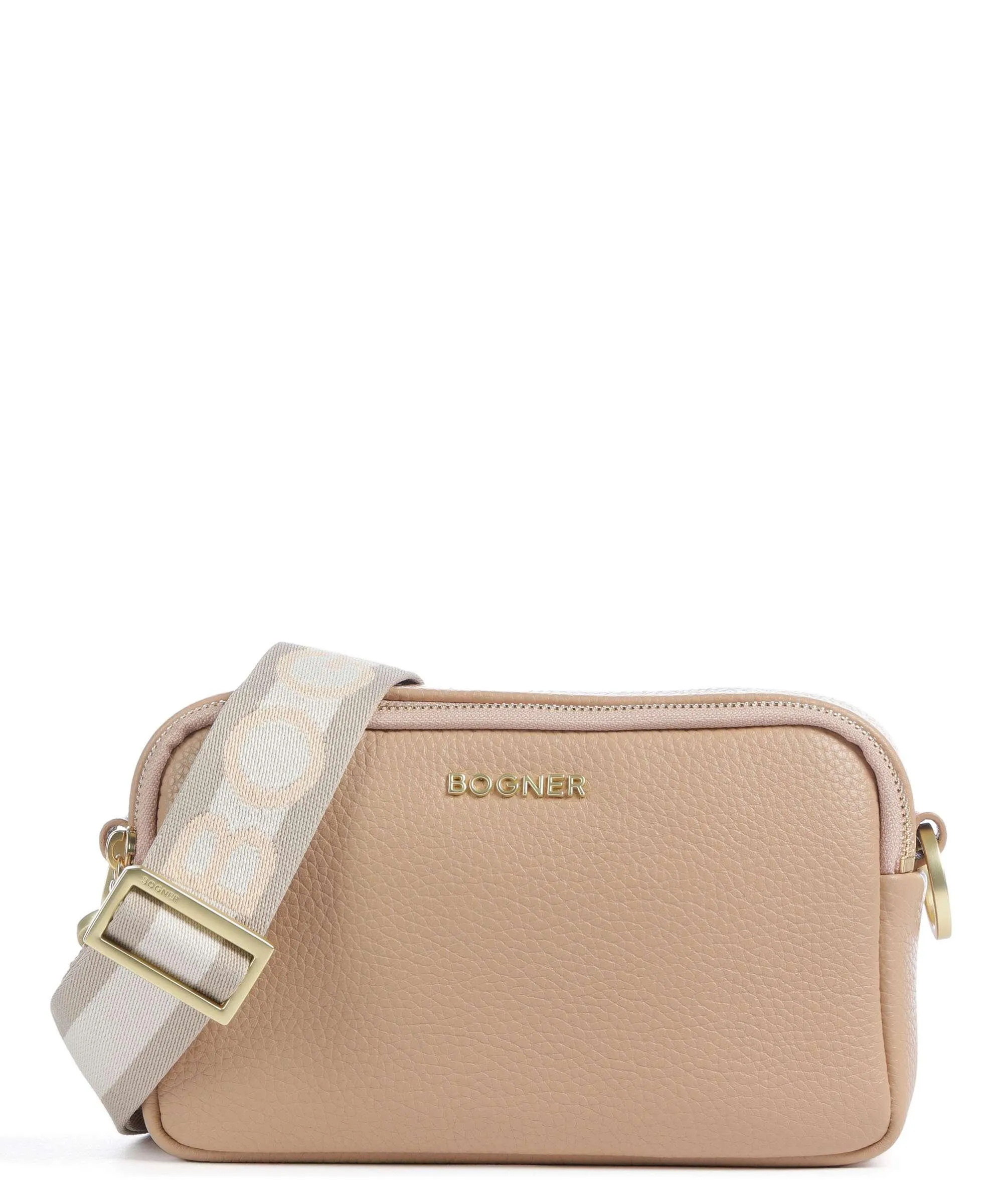  Bogner Andermatt Avy Borsa a tracolla pelle marrone chiaro  