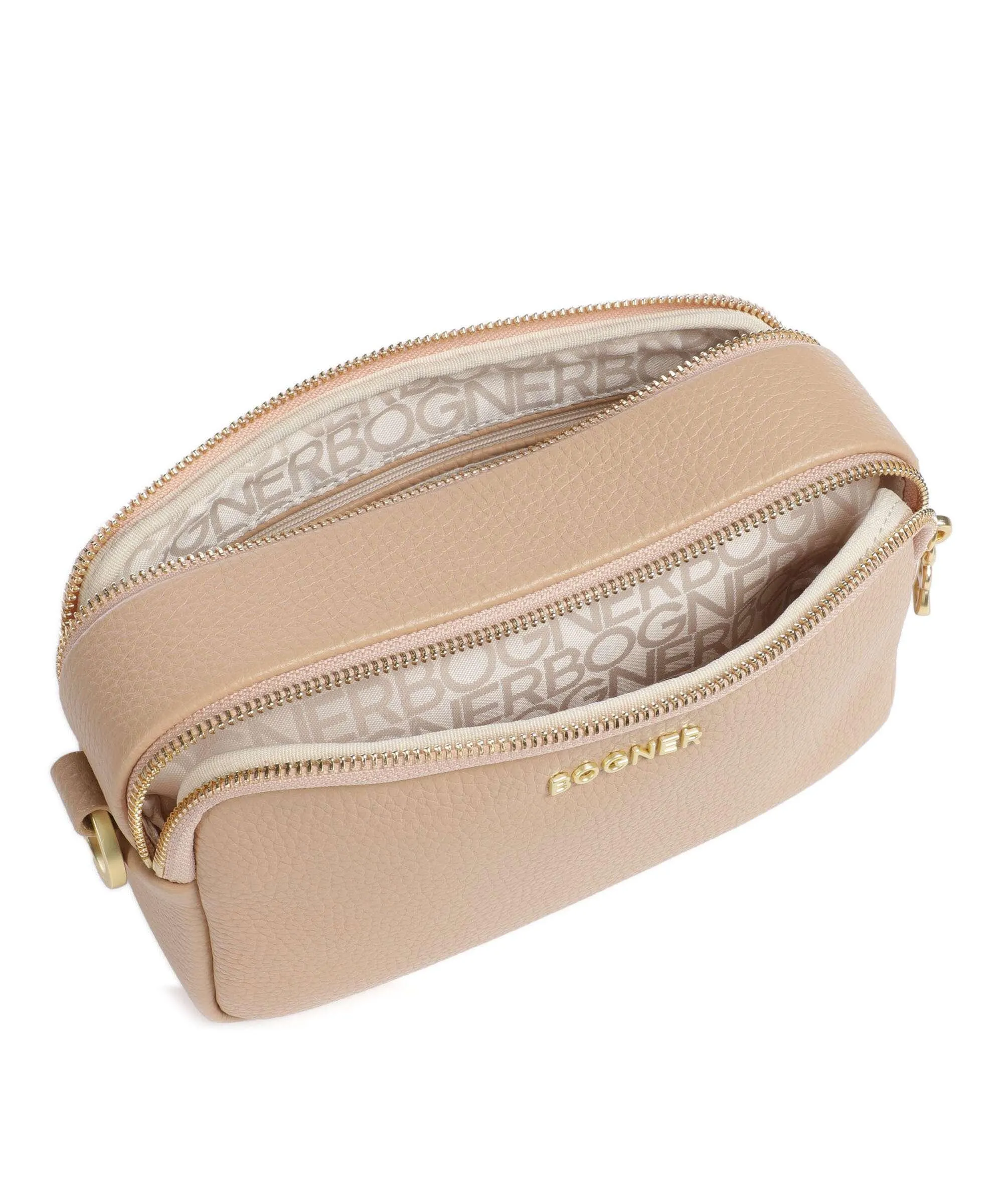  Bogner Andermatt Avy Borsa a tracolla pelle marrone chiaro  