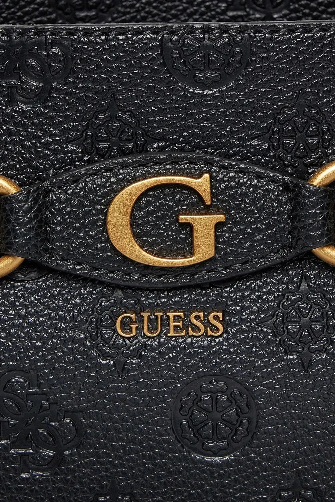 Borsa Guess IZZY PEONY NOEL TOTE Nero