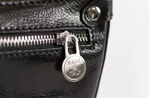 Borsa in pelle naturale Nova, nera