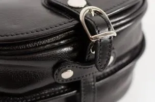 Borsa in pelle naturale Nova, nera