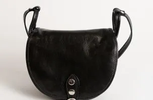 Borsa in pelle naturale Nova, nera