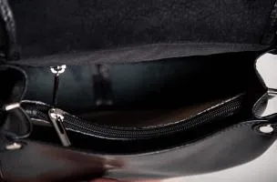 Borsa in pelle naturale Nova, nera