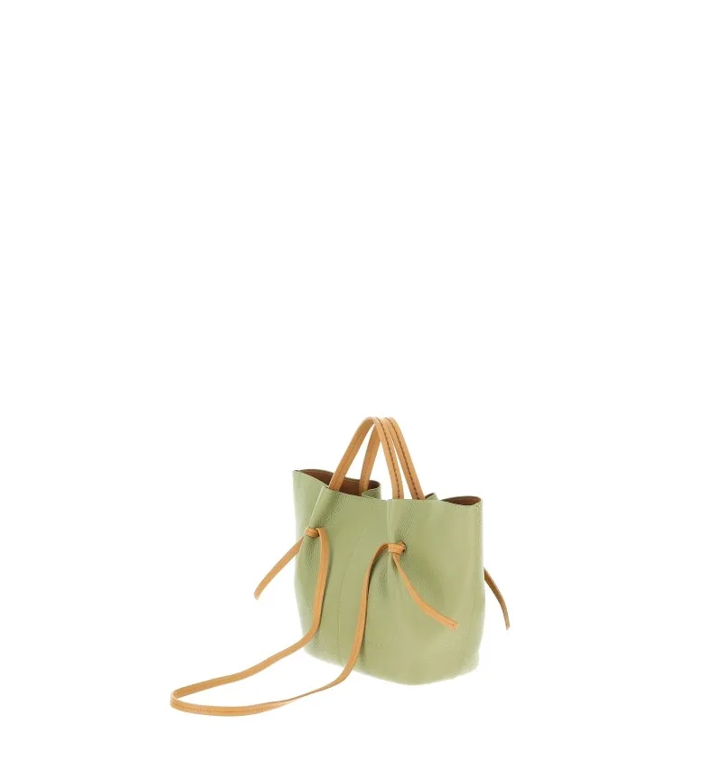Borsa pelle martellata