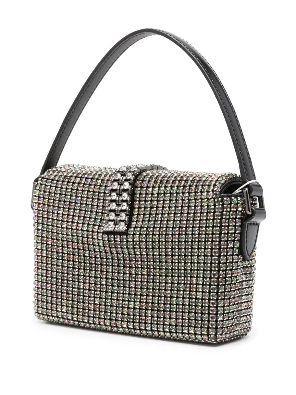 Borsa tote con cristalli in argento Self-Portrait - donna