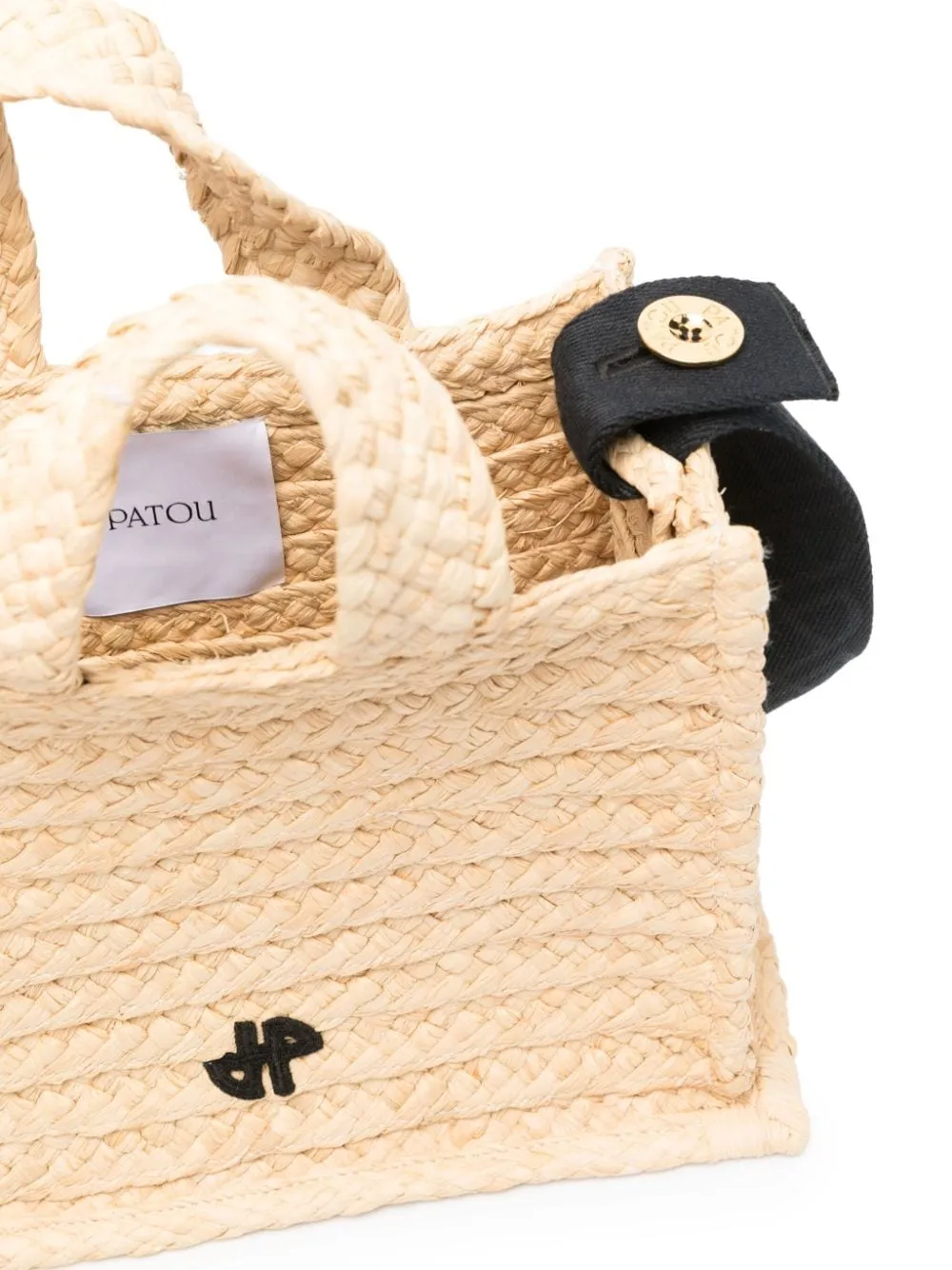 Borsa tote con logo Patou in beige - donna