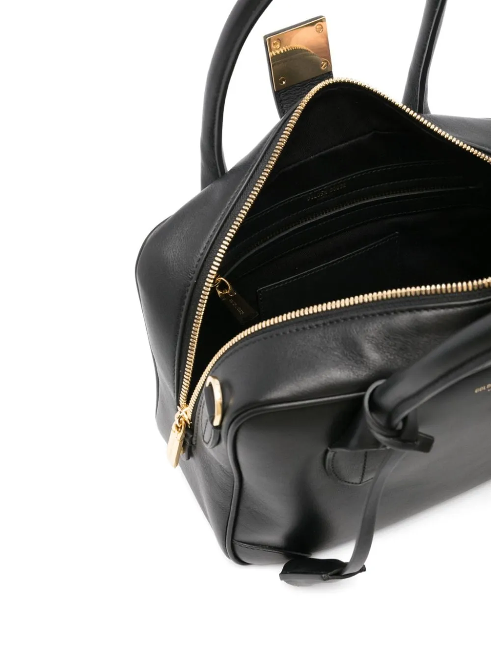 Borsa tote con stampa in nero Golden Goose - donna