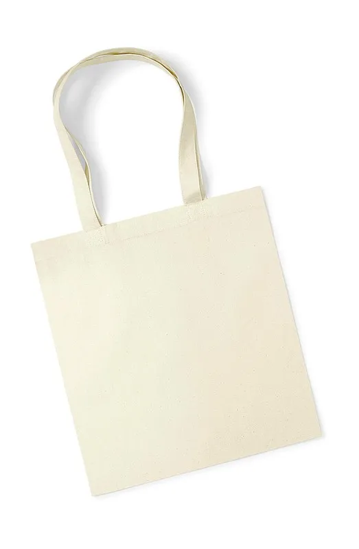 Borsa tote premium a manico lungo biologico