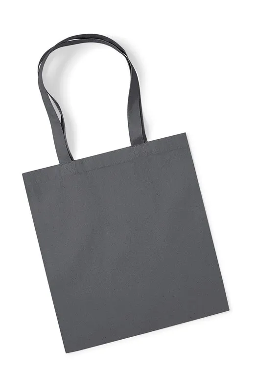 Borsa tote premium a manico lungo biologico