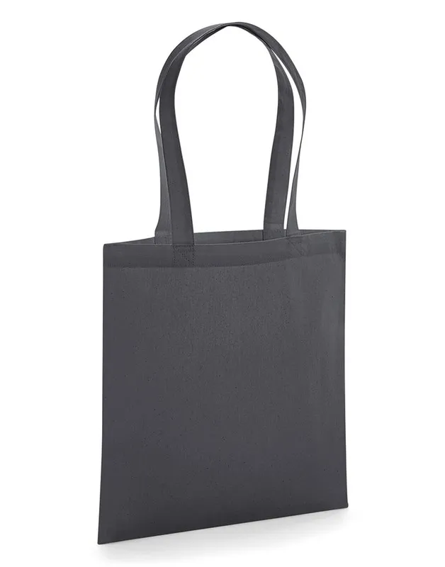 Borsa tote premium a manico lungo biologico