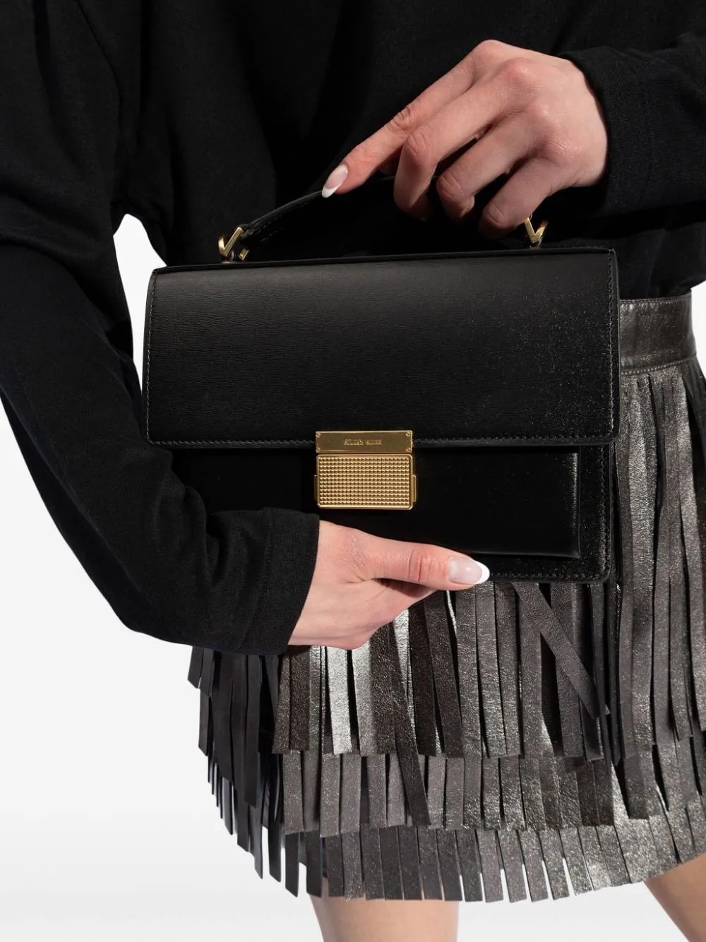 Borsa tote Venezia in nero di Golden Goose - donna