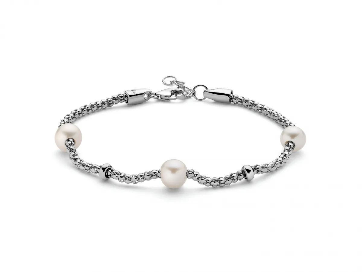 Bracciale MILUNA con Perle in argento 925% MISS ITALIA PBR2989