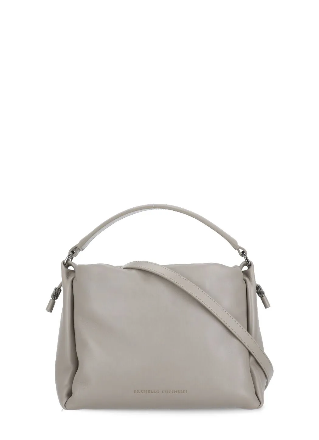  Brunello Cucinelli Borsa in pelle Soft con monile 
