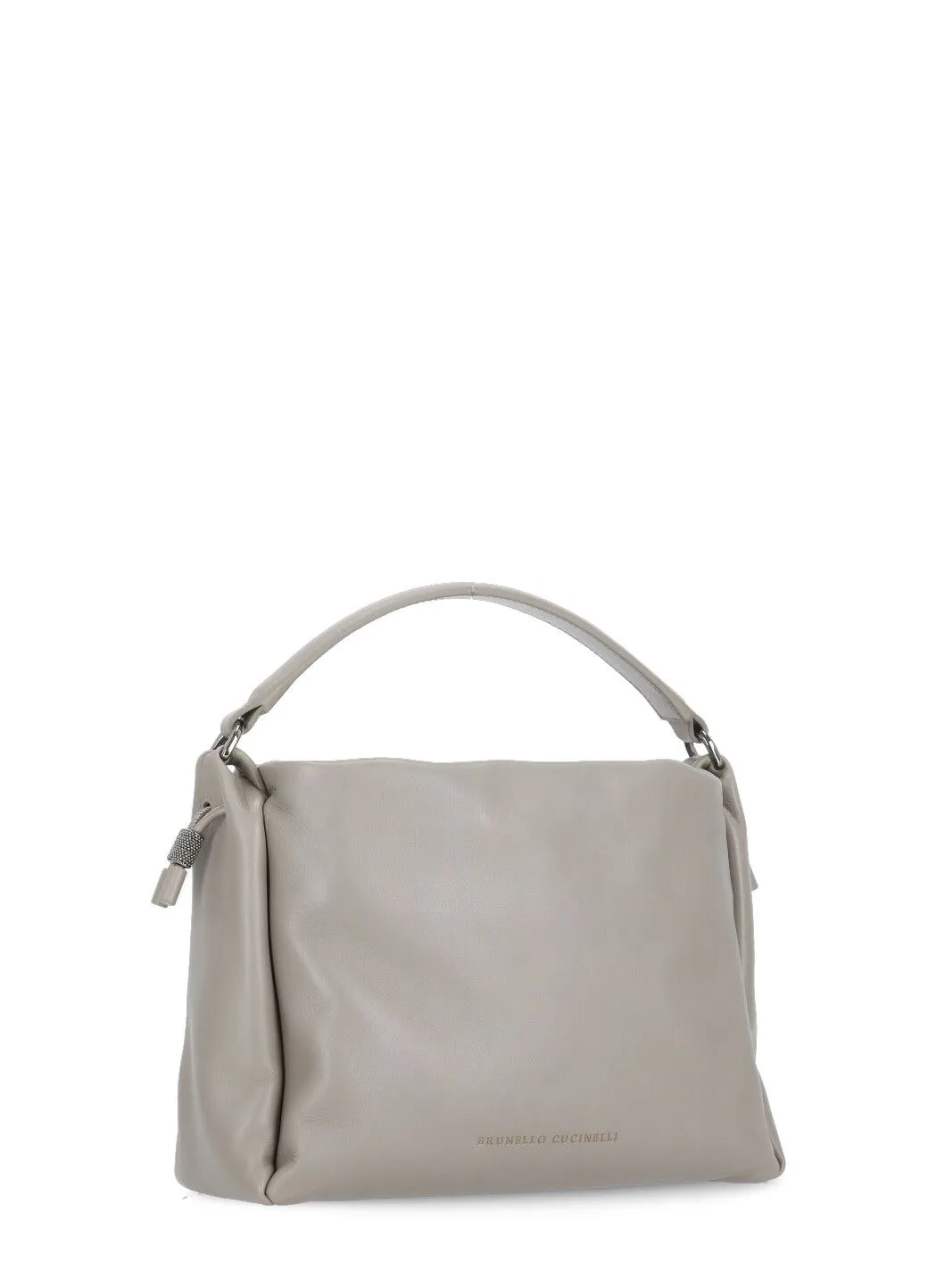  Brunello Cucinelli Borsa in pelle Soft con monile 