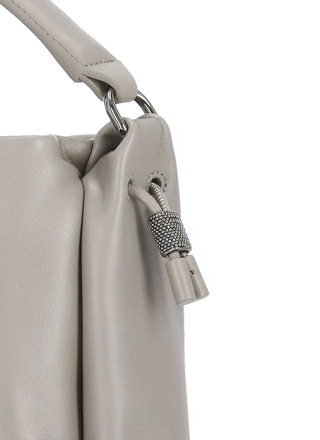  Brunello Cucinelli Borsa in pelle Soft con monile 