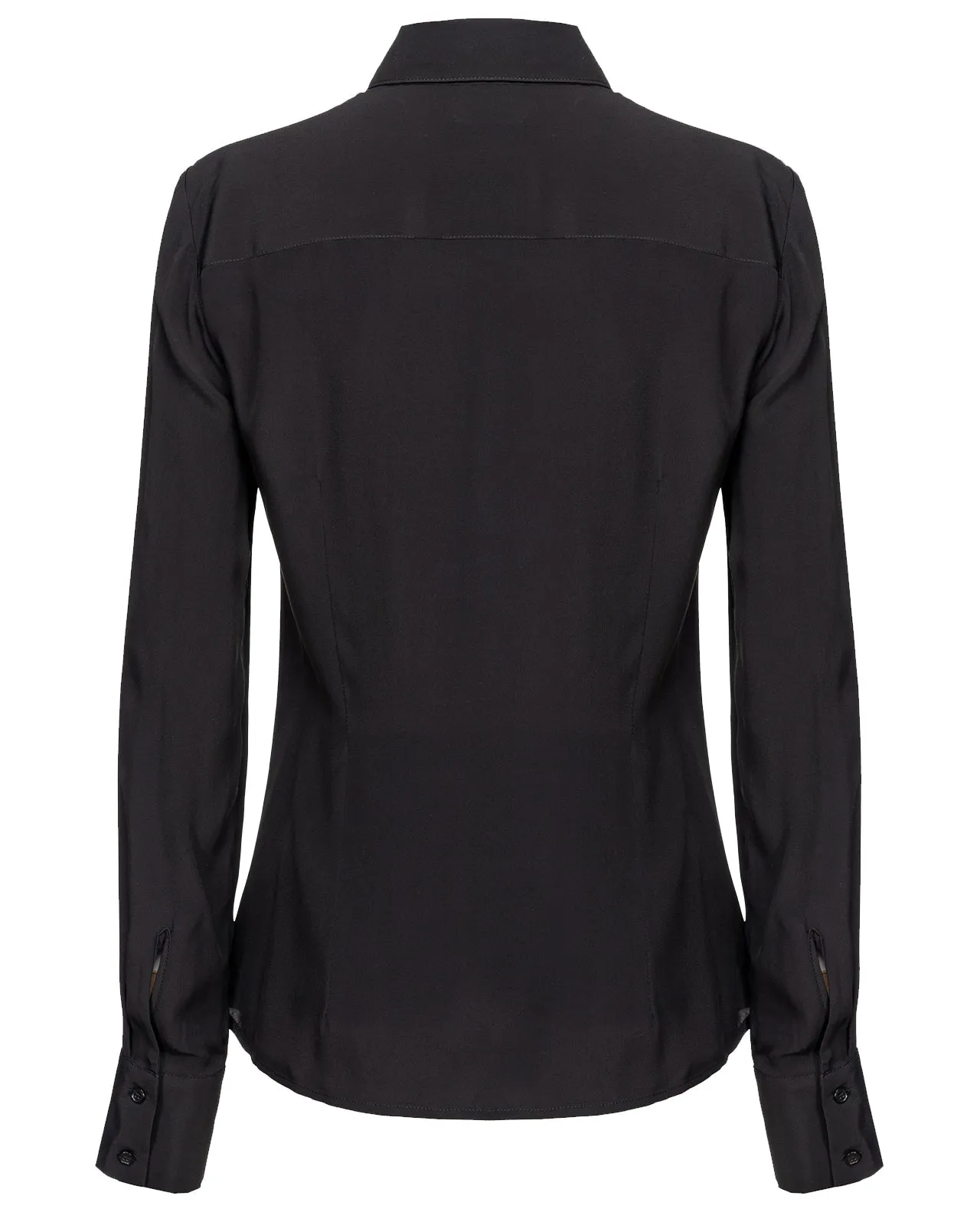 Camicia Claudie crepe nera