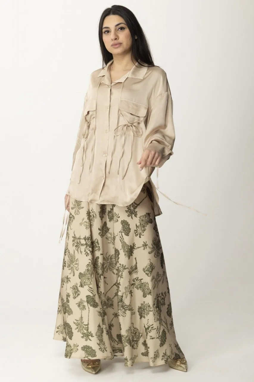 Camicia in raso con lacci Marys Calce