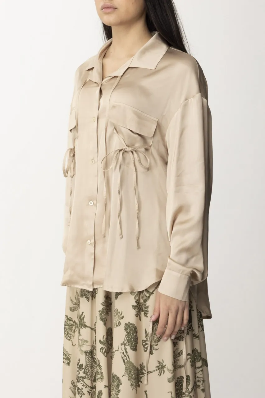 Camicia in raso con lacci Marys Calce