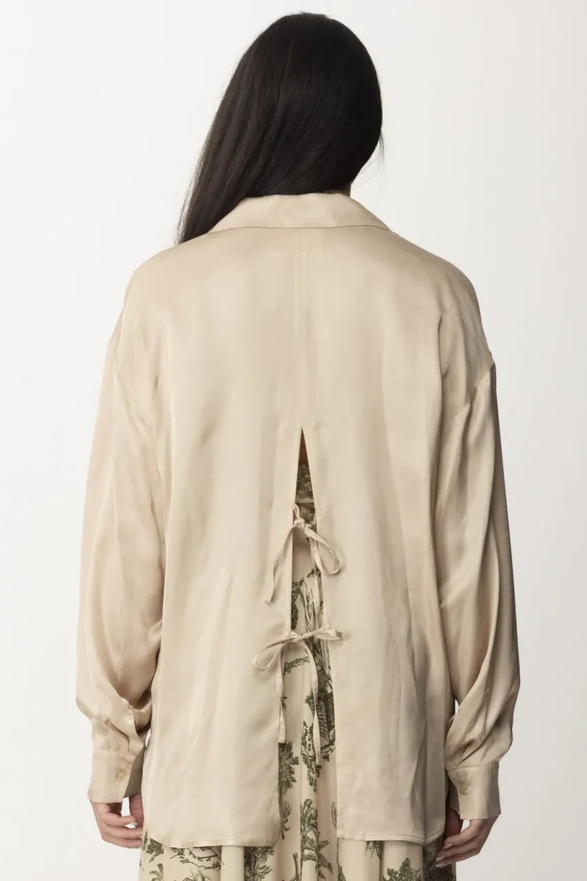 Camicia in raso con lacci Marys Calce