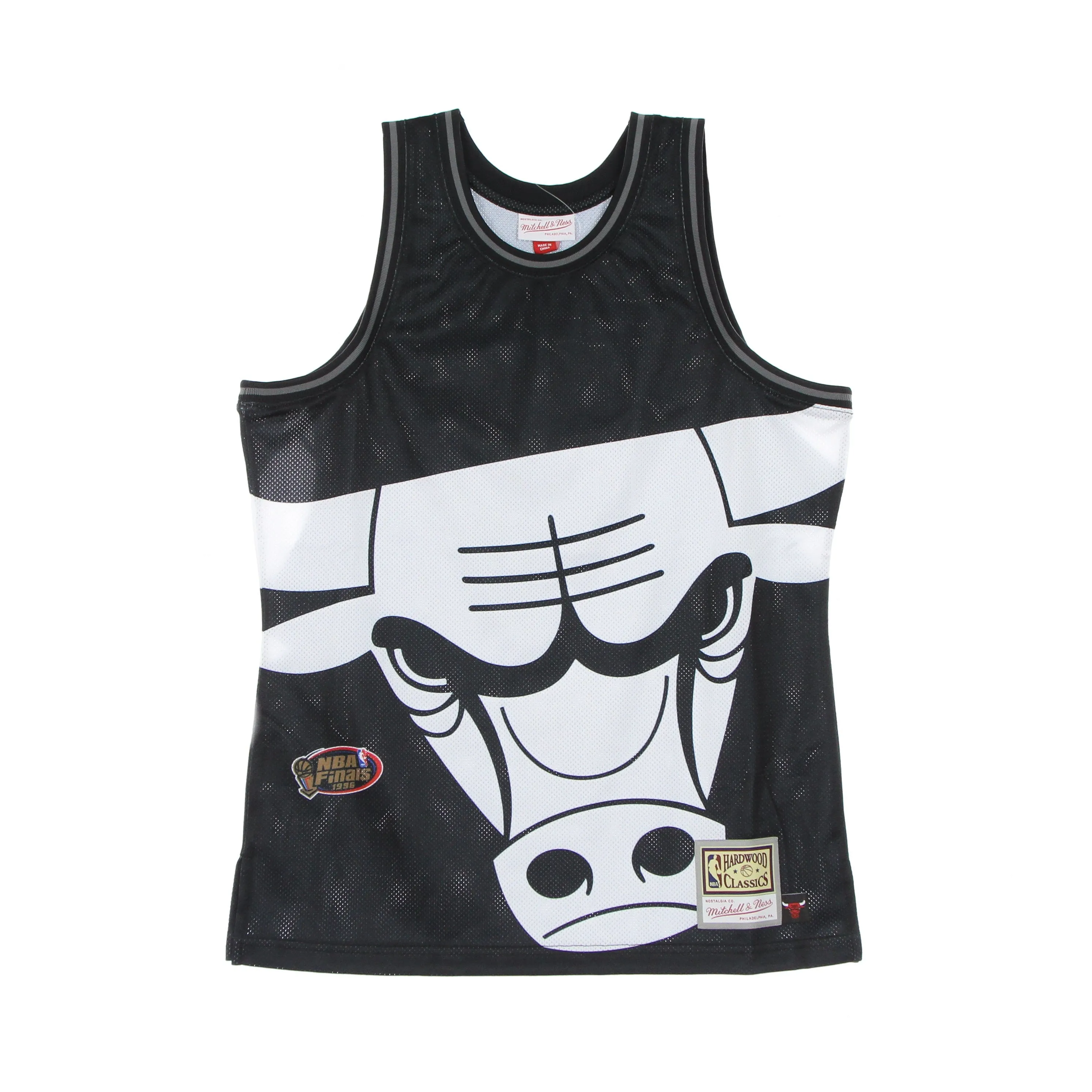 Canotta Tipo Basket Uomo Nba Big Face 3.0 Fashion Tank Hardwood Classics Chibul Black