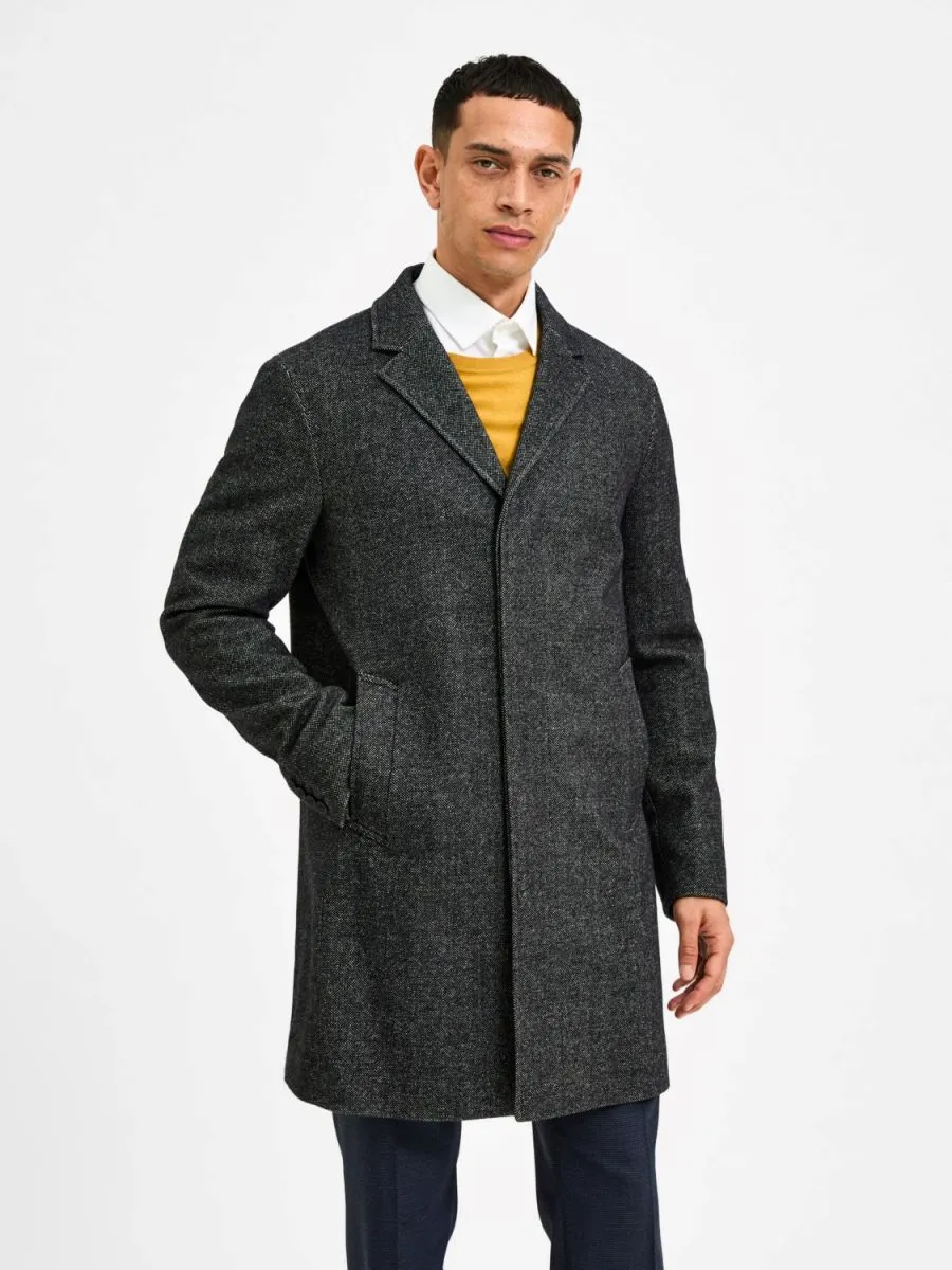 CAPISPALLA E GIACCHE Uomo SELECTED 16081403 SKHHAGEN DARK GRAY