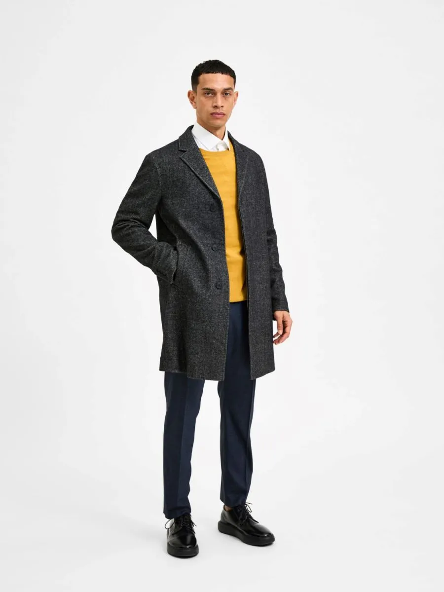 CAPISPALLA E GIACCHE Uomo SELECTED 16081403 SKHHAGEN DARK GRAY