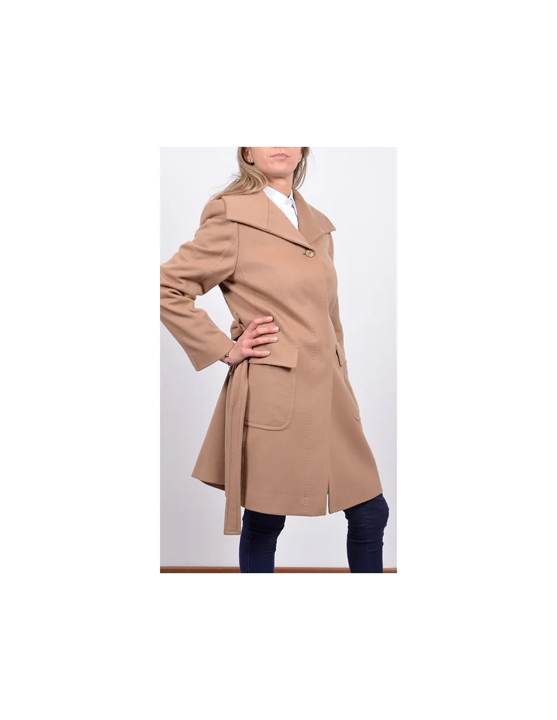 Cappotto Beige Fiorella