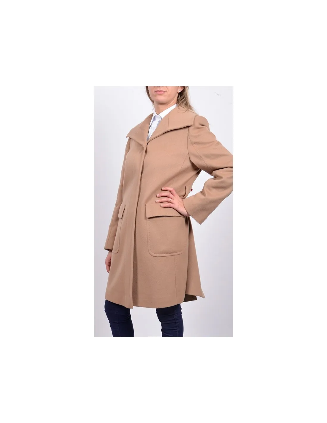 Cappotto Beige Fiorella