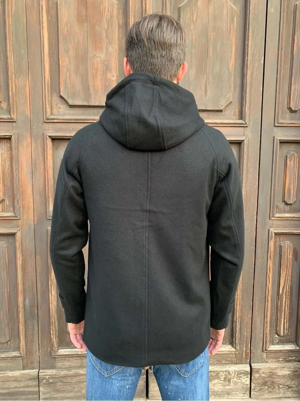 Cappotto con cappuccio