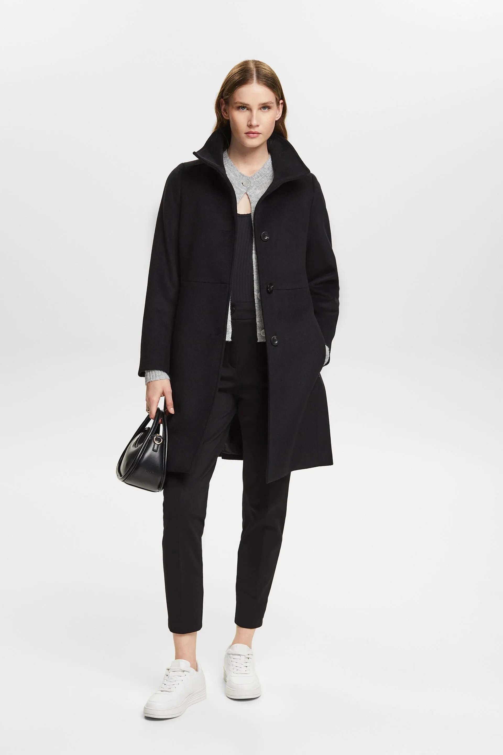 Cappotto con lana