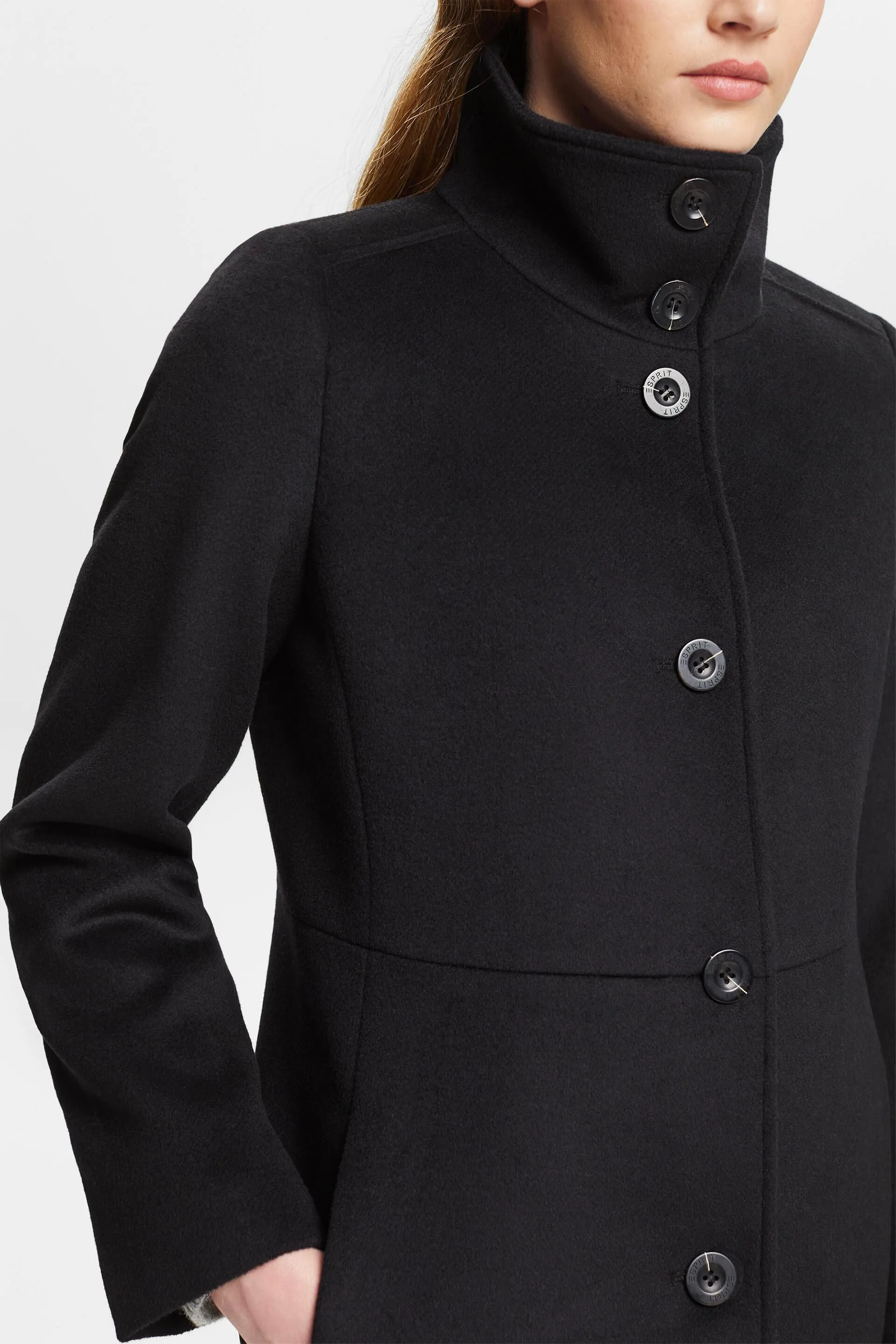 Cappotto con lana