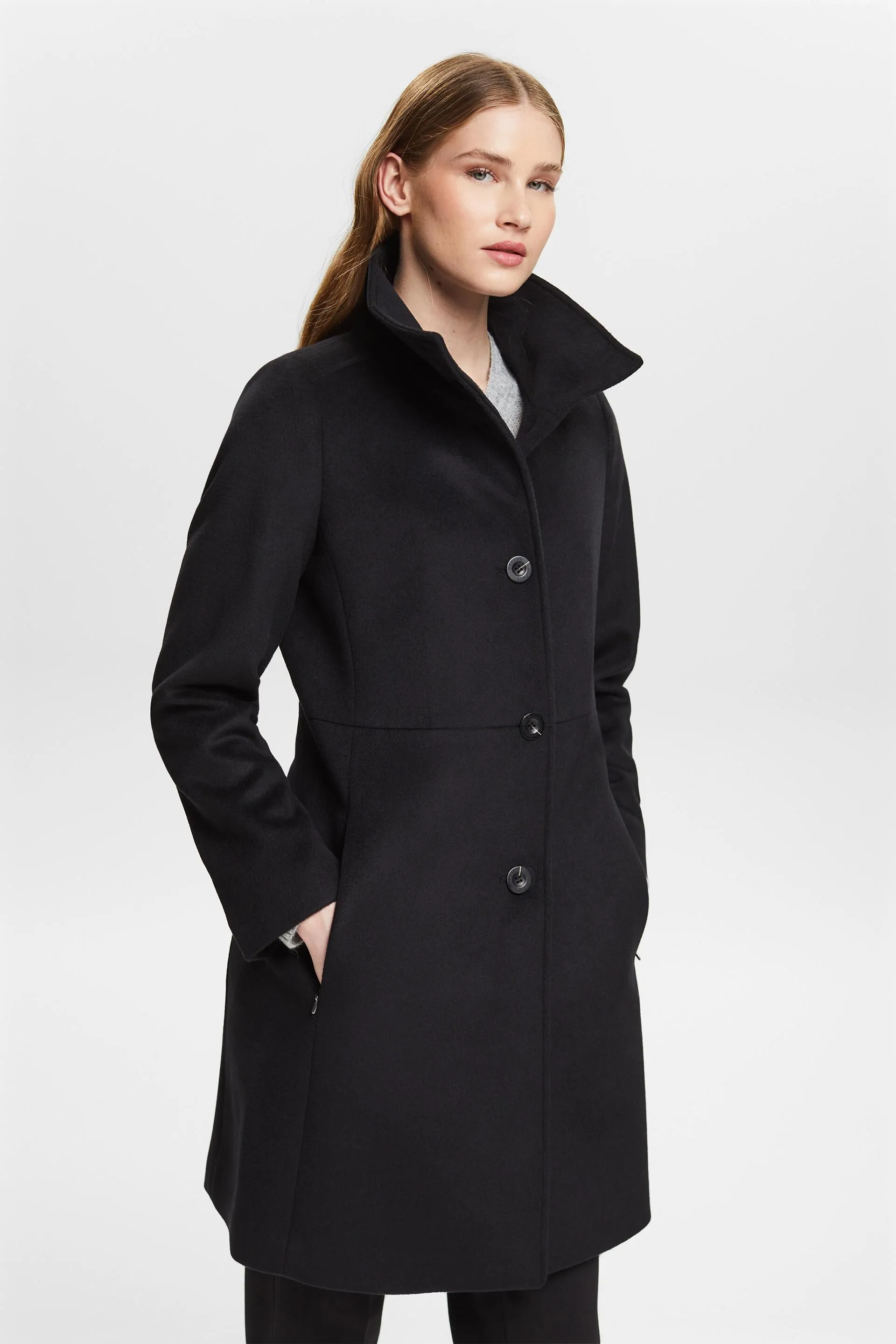 Cappotto con lana