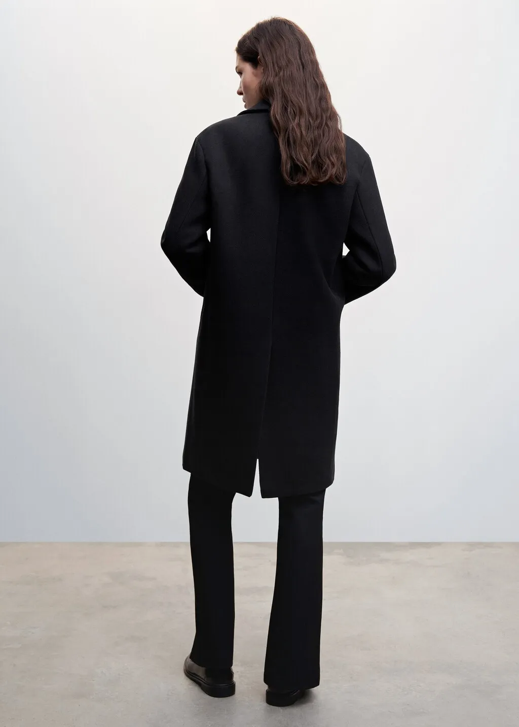 Cappotto lana bottoni
