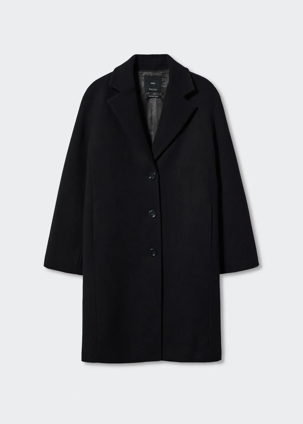 Cappotto lana bottoni