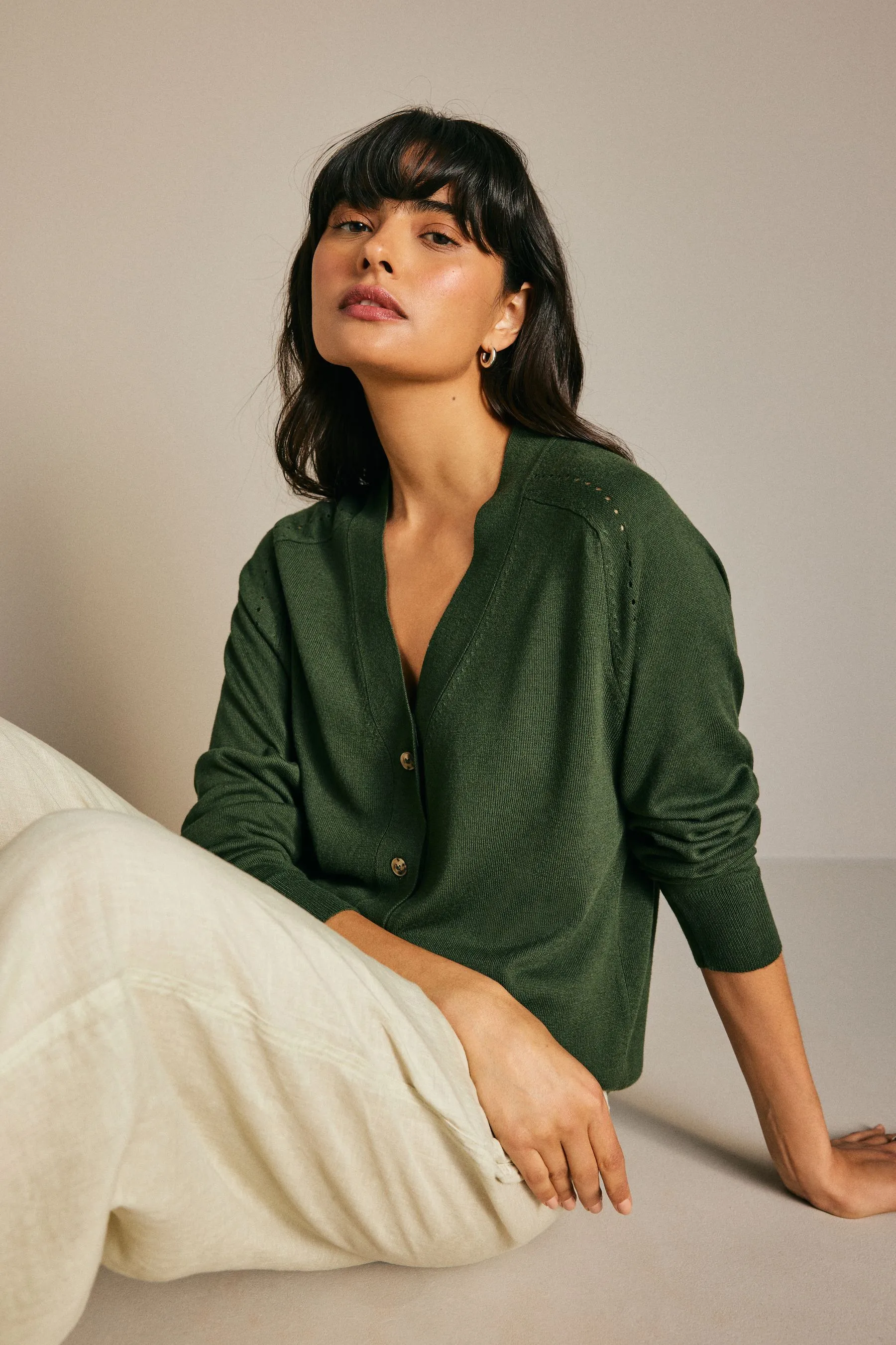 Cardigan con bottoni
