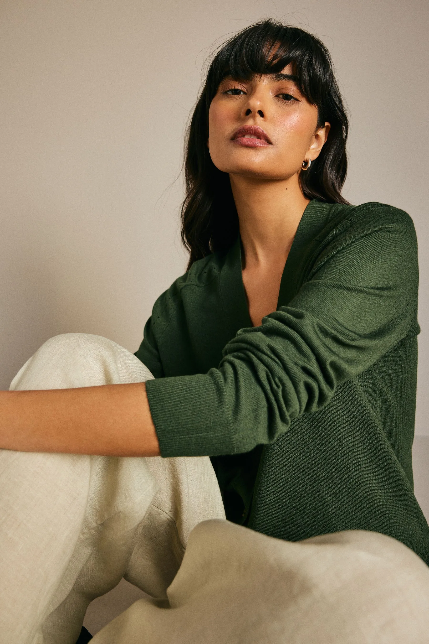 Cardigan con bottoni